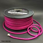 6 GA 磨沙紫色 粗 音響電源線(純銅) 50米/卷