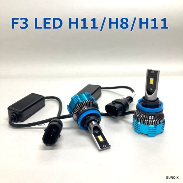 F3 三色LED H11/H8/H16 黃/暖白/純白光 12V 汽車霧燈頭燈燈泡 - Image 4