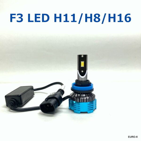 F3 三色LED H11/H8/H16 黃/暖白/純白光 12V 汽車霧燈頭燈燈泡 - Image 5