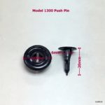 Model# 1300 優質 6mm 豐田汽車引擎蓋塑膠補釘/膠釘