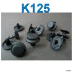K125 豐田凌志汽車通用塑膠膨脹螺絲卡扣/膠釘 (50 粒)