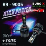 R9 9005 (HB3) LED 強白光汽車頭燈/霧燈燈泡