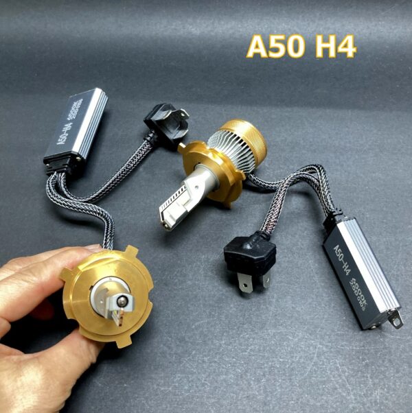 A50 H4 H/L LED 12V/24V 白光汽車頭燈/霧燈燈泡 - Image 3